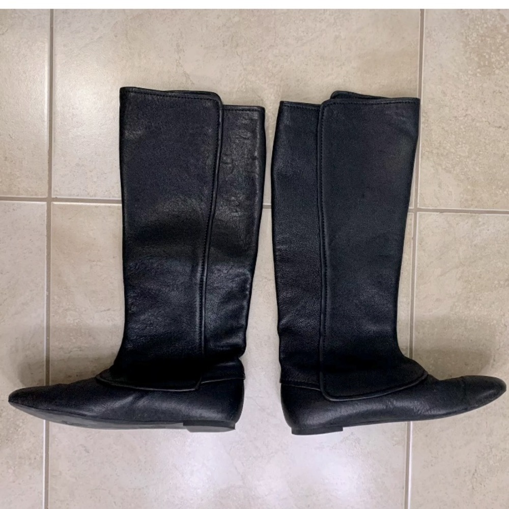 Alexander McQueen Tall Leather Boots - Picture 2 of 6
